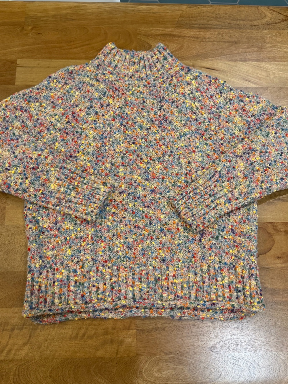 Reserved Multicolor Confetti Knit Multicolored Sweater - Size Medium *EUC*